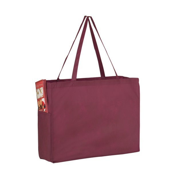 Everyday Non-Woven Tote with Side Pockets
