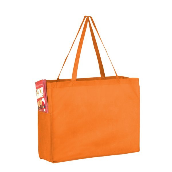 Everyday Non-Woven Tote with Side Pockets