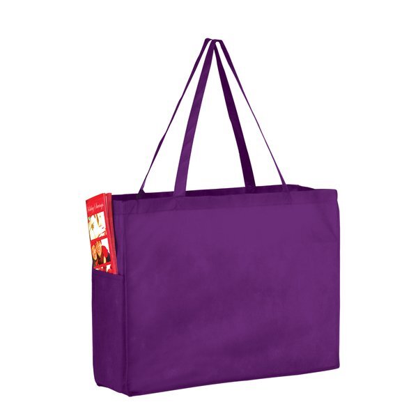 Everyday Non-Woven Tote with Side Pockets