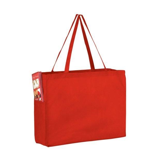 Everyday Non-Woven Tote with Side Pockets