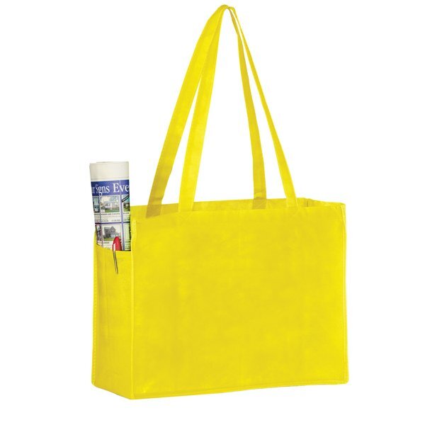 Everyday Non-Woven Tote with Side Pockets