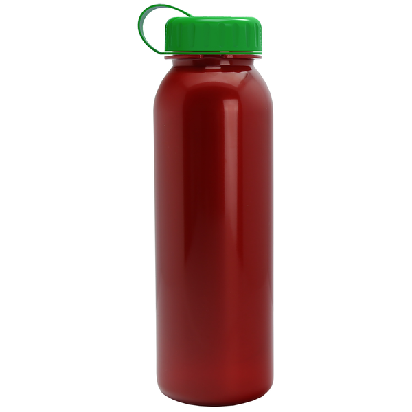 Aquarius Tritan™ Metallic Sport Bottle, 24oz. - Tethered Lid