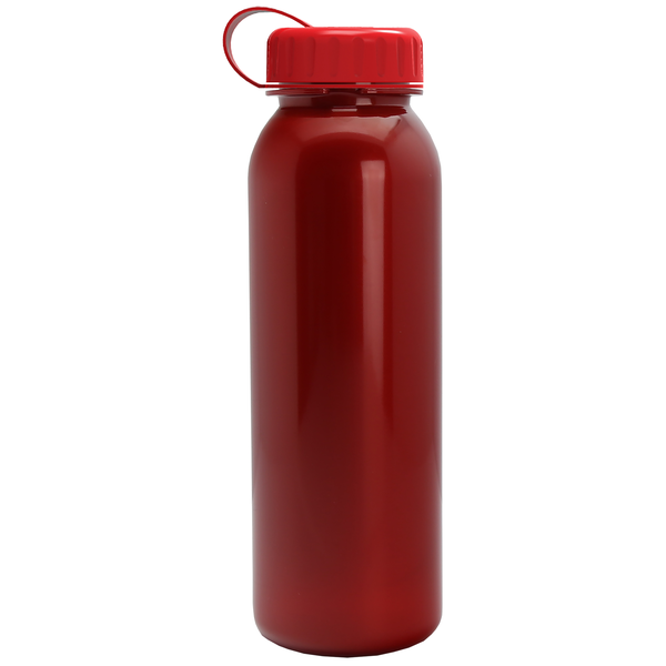 Aquarius Tritan™ Metallic Sport Bottle, 24oz. - Tethered Lid