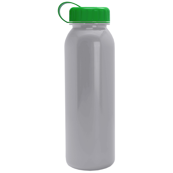 Aquarius Tritan™ Metallic Sport Bottle, 24oz. - Tethered Lid