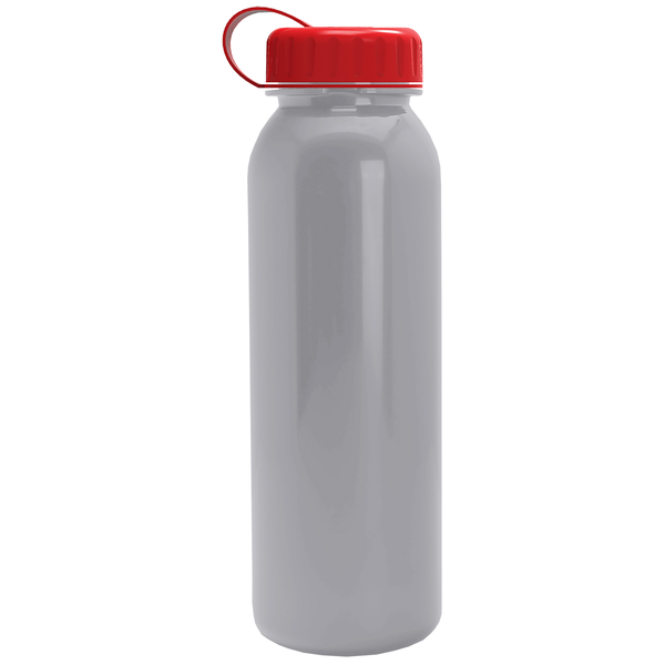 Aquarius Tritan™ Metallic Sport Bottle, 24oz. - Tethered Lid