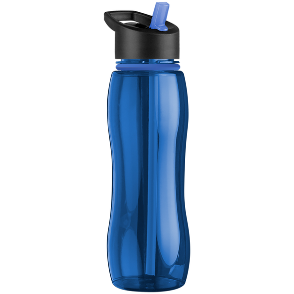 Slim Grip Ring Collar Tritan™ Bottle, 25oz. - Flip Straw Lid