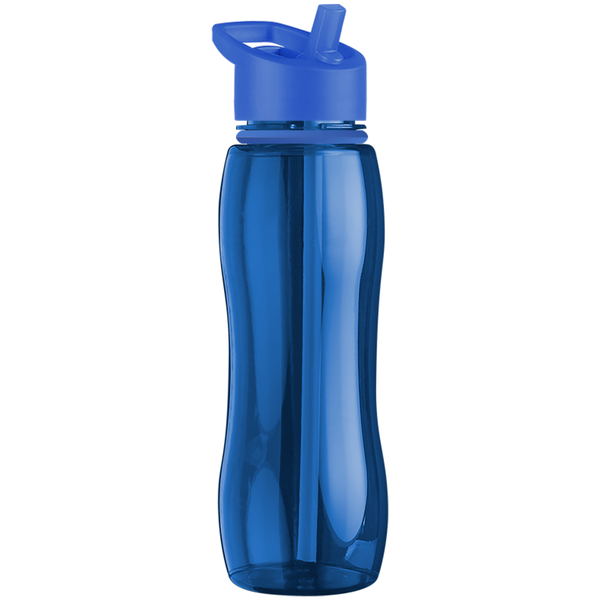 Slim Grip Ring Collar Tritan™ Bottle, 25oz. - Flip Straw Lid