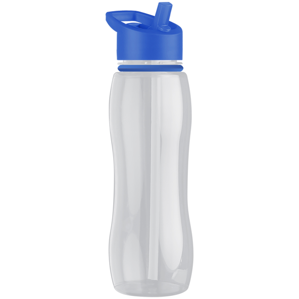 Slim Grip Ring Collar Tritan™ Bottle, 25oz. - Flip Straw Lid