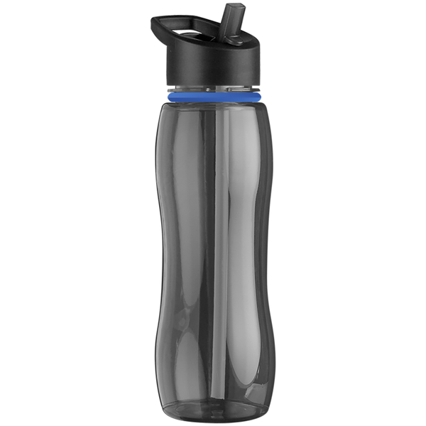 Slim Grip Ring Collar Tritan™ Bottle, 25oz. - Flip Straw Lid