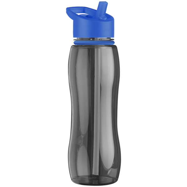 Slim Grip Ring Collar Tritan™ Bottle, 25oz. - Flip Straw Lid