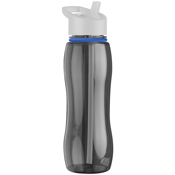 Slim Grip Ring Collar Tritan™ Bottle, 25oz. - Flip Straw Lid