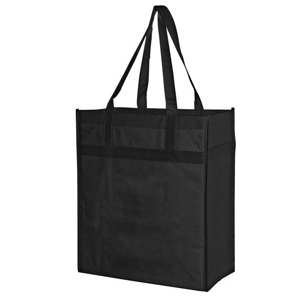 Deluxe Heavy Duty Non-Woven Market Tote with Poly Board Insert