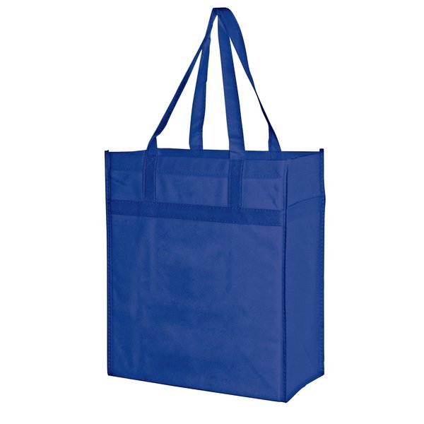 Deluxe Heavy Duty Non-Woven Market Tote with Poly Board Insert
