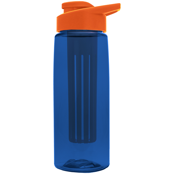 Flair Infuser Tritan™ Wide Mouth Sports Bottle, 26oz. - Drink Thru Lid