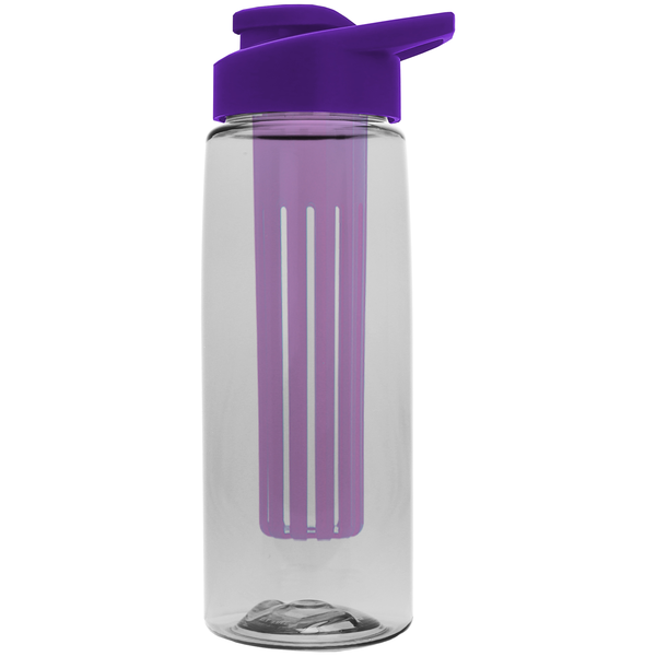 Flair Infuser Tritan™ Wide Mouth Sports Bottle, 26oz. - Drink Thru Lid
