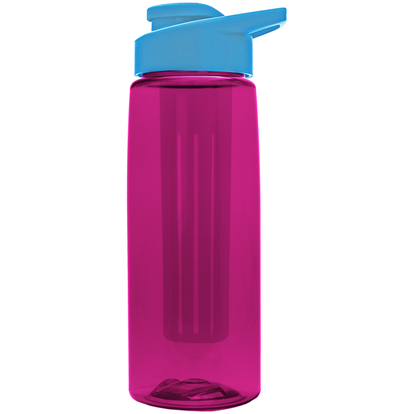 Flair Infuser Tritan™ Wide Mouth Sports Bottle, 26oz. - Drink Thru Lid