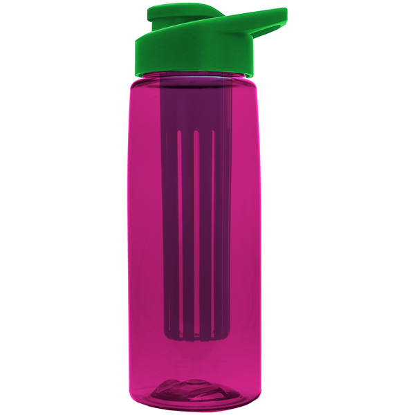 Flair Infuser Tritan™ Wide Mouth Sports Bottle, 26oz. - Drink Thru Lid