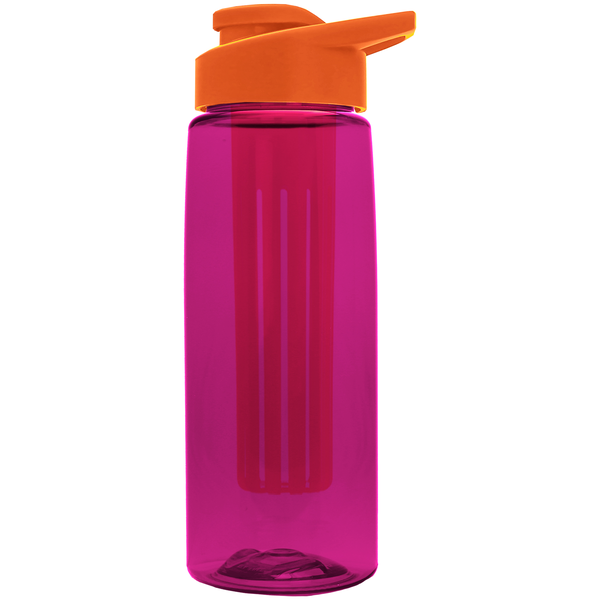 Flair Infuser Tritan™ Wide Mouth Sports Bottle, 26oz. - Drink Thru Lid
