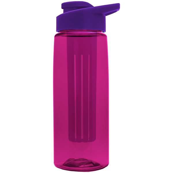 Flair Infuser Tritan™ Wide Mouth Sports Bottle, 26oz. - Drink Thru Lid