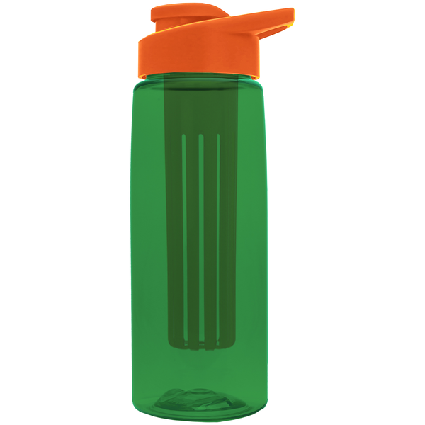 Flair Infuser Tritan™ Wide Mouth Sports Bottle, 26oz. - Drink Thru Lid