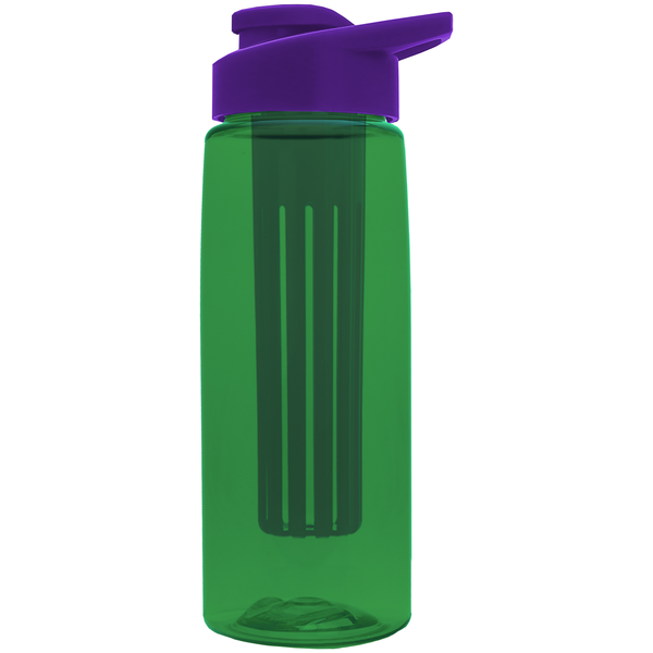 Flair Infuser Tritan™ Wide Mouth Sports Bottle, 26oz. - Drink Thru Lid