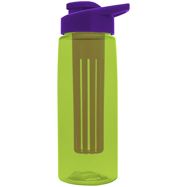 Flair Infuser Tritan™ Wide Mouth Sports Bottle, 26oz. - Drink Thru Lid