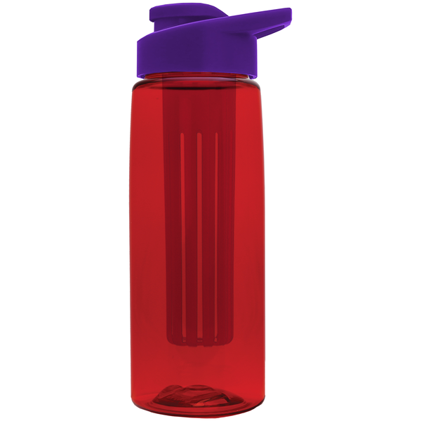 Flair Infuser Tritan™ Wide Mouth Sports Bottle, 26oz. - Drink Thru Lid