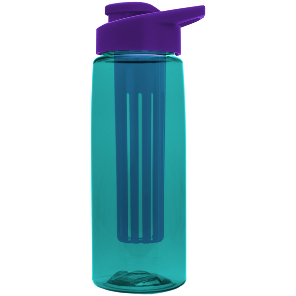 Flair Infuser Tritan™ Wide Mouth Sports Bottle, 26oz. - Drink Thru Lid