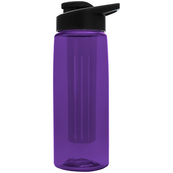 Flair Infuser Tritan™ Wide Mouth Sports Bottle, 26oz. - Drink Thru Lid