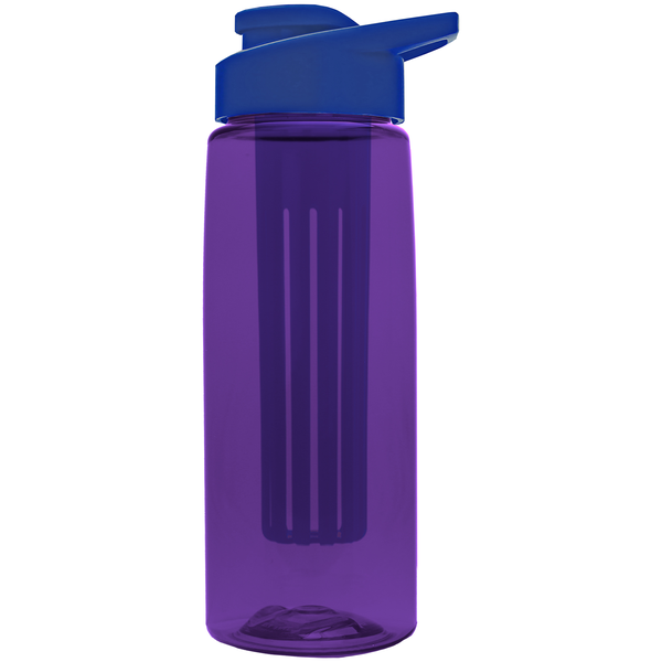 Flair Infuser Tritan™ Wide Mouth Sports Bottle, 26oz. - Drink Thru Lid