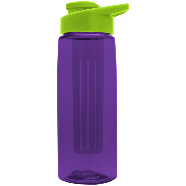 Flair Infuser Tritan™ Wide Mouth Sports Bottle, 26oz. - Drink Thru Lid