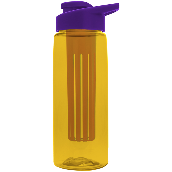 Flair Infuser Tritan™ Wide Mouth Sports Bottle, 26oz. - Drink Thru Lid