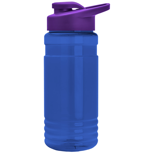Groove Tritan™ Transparent Sports Bottle, 20oz. - Drink Thru Lid