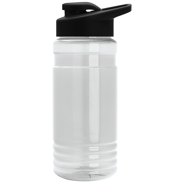 Groove Tritan™ Transparent Sports Bottle, 20oz. - Drink Thru Lid