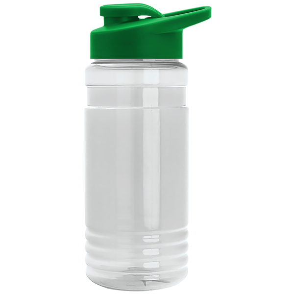 Groove Tritan™ Transparent Sports Bottle, 20oz. - Drink Thru Lid