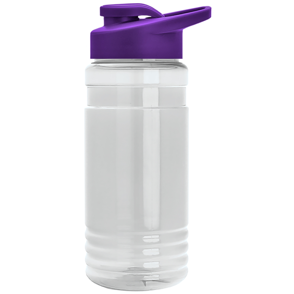Groove Tritan™ Transparent Sports Bottle, 20oz. - Drink Thru Lid