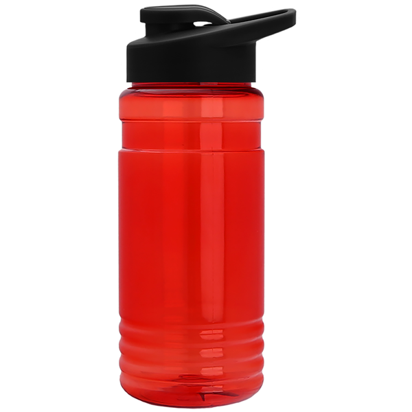 Groove Tritan™ Transparent Sports Bottle, 20oz. - Drink Thru Lid