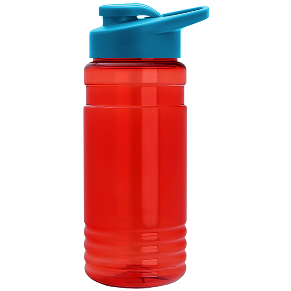 Groove Tritan™ Transparent Sports Bottle, 20oz. - Drink Thru Lid
