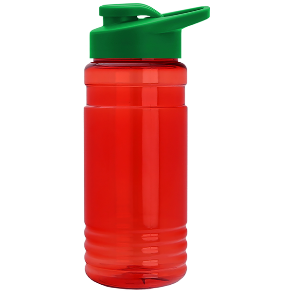 Groove Tritan™ Transparent Sports Bottle, 20oz. - Drink Thru Lid