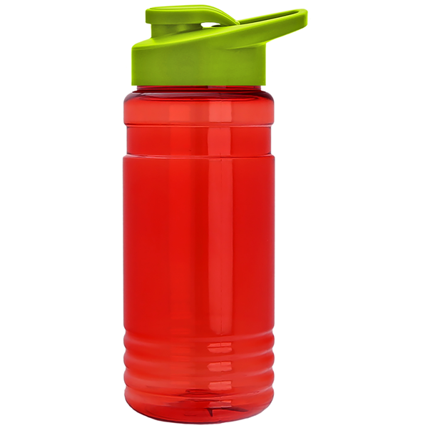 Groove Tritan™ Transparent Sports Bottle, 20oz. - Drink Thru Lid