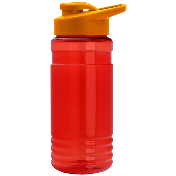 Groove Tritan™ Transparent Sports Bottle, 20oz. - Drink Thru Lid
