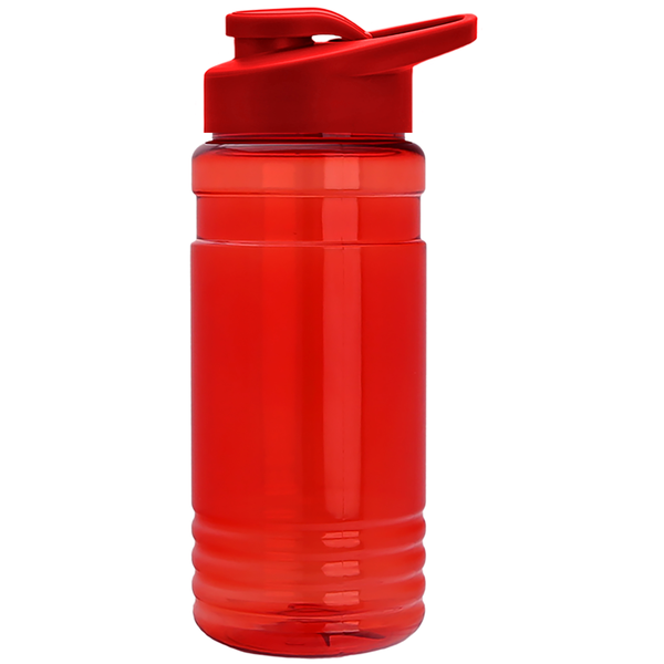 Groove Tritan™ Transparent Sports Bottle, 20oz. - Drink Thru Lid