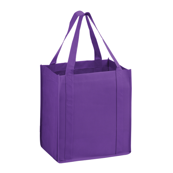 Superior Heavy Duty Non-Woven Grocery Tote with Poly Board Insert