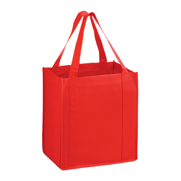 Superior Heavy Duty Non-Woven Grocery Tote with Poly Board Insert