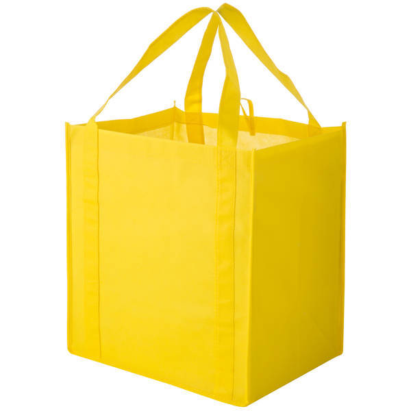 Superior Heavy Duty Non-Woven Grocery Tote with Poly Board Insert