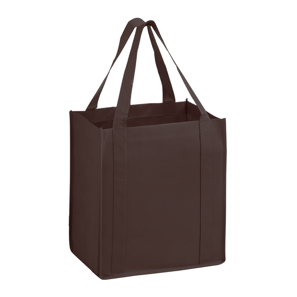Superior Heavy Duty Non-Woven Grocery Tote with Poly Board Insert