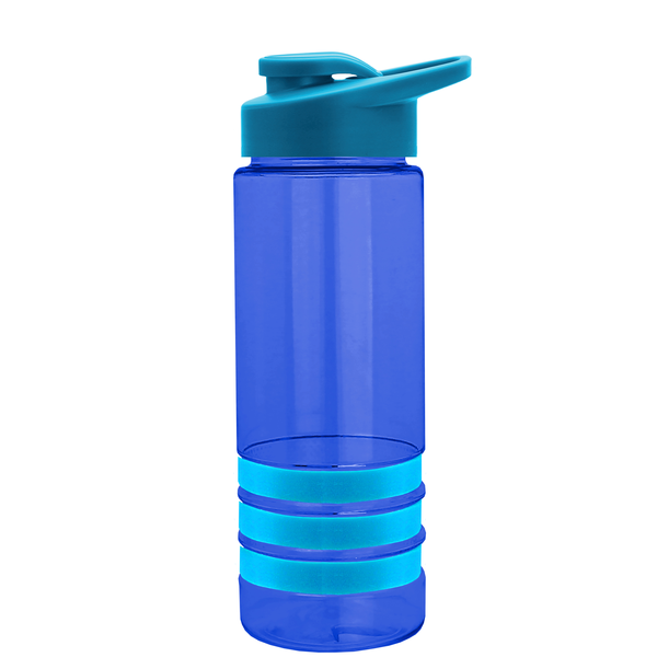 Sergeant Tritan™ Stripe Bottle, 24oz. - Drink Thru Lid