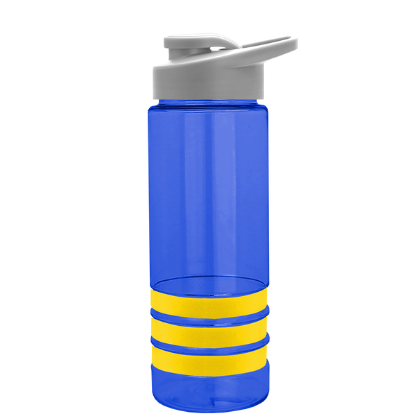 Sergeant Tritan™ Stripe Bottle, 24oz. - Drink Thru Lid