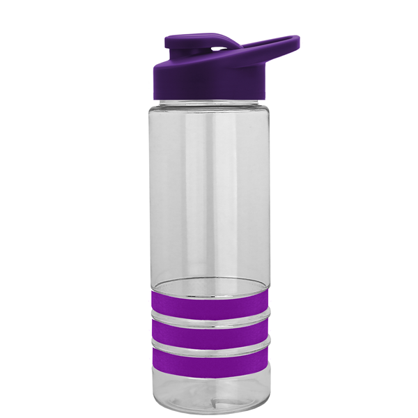 Sergeant Tritan™ Stripe Bottle, 24oz. - Drink Thru Lid