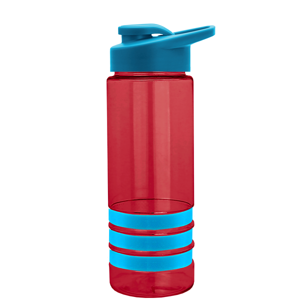 Sergeant Tritan™ Stripe Bottle, 24oz. - Drink Thru Lid